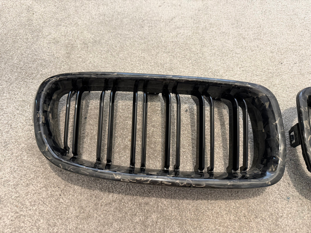 BMW Fxx/F8x Forged Carbon Fibre double slatted grilles (Copy)