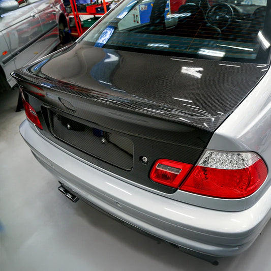 E46 Carbon fibre CSL style boot lid
