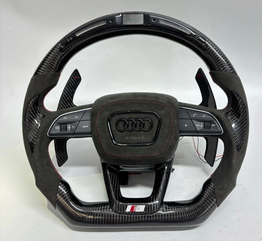 Audi carbon fibre steering wheel for B8 - B9 models