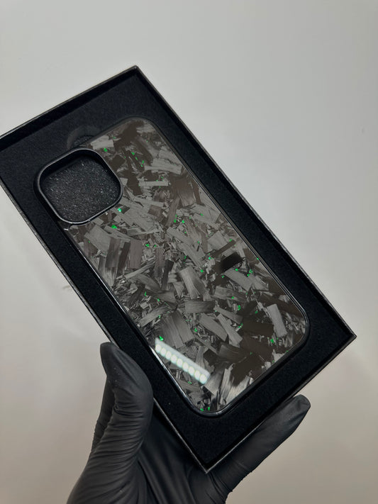Emerald Green MagSafe Forged Carbon V2