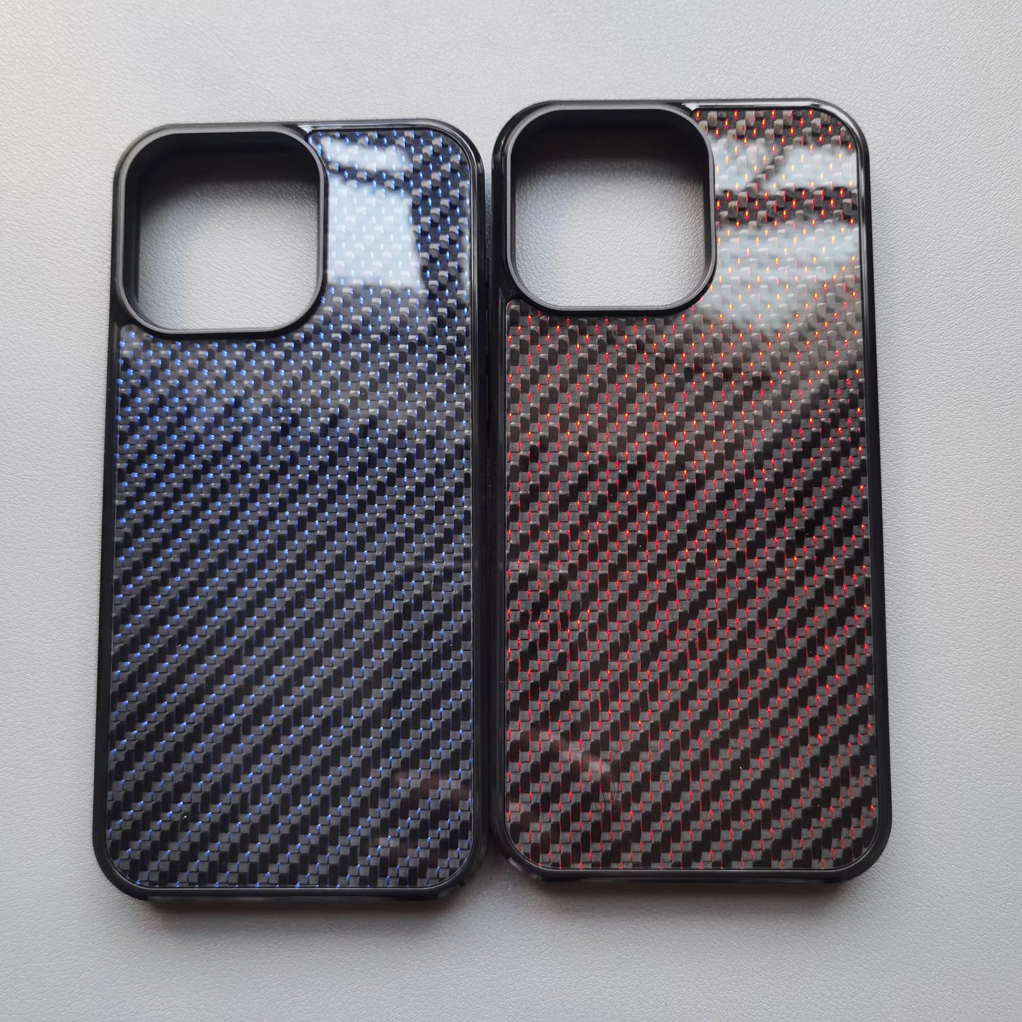 Frost blue 3K Twill MagSafe Carbon fibre
