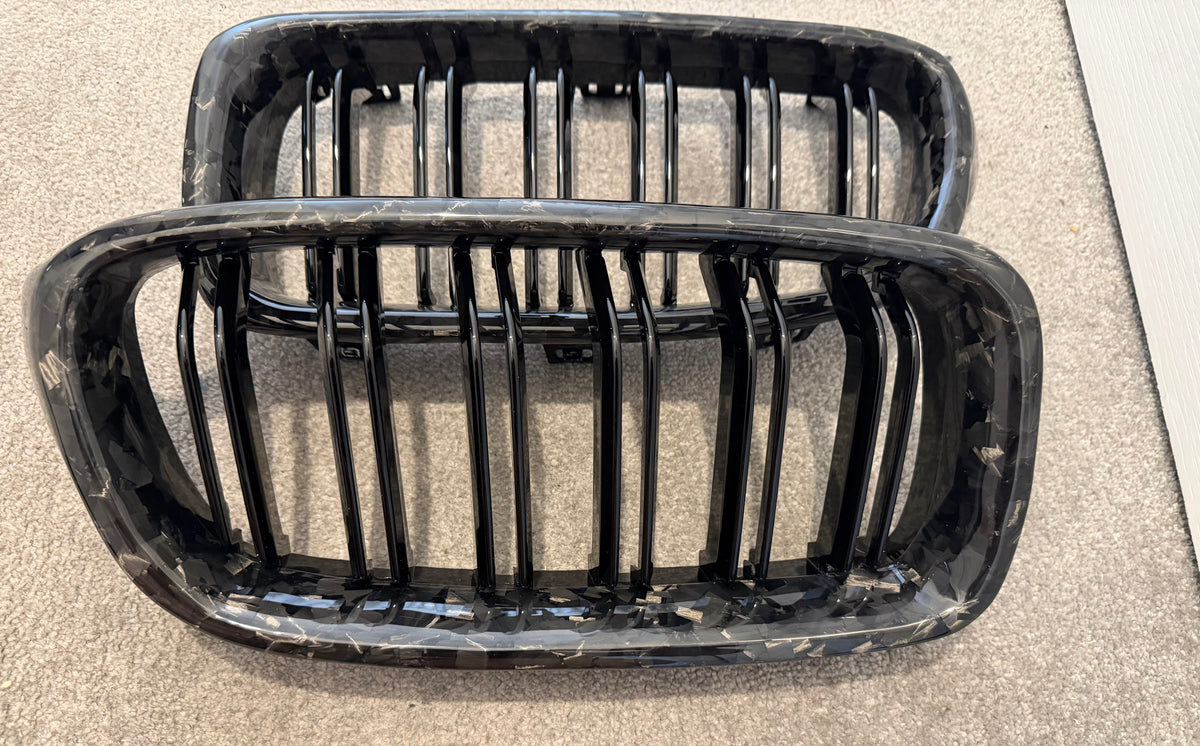 BMW Fxx/F8x Forged Carbon Fibre double slatted grilles (Copy)
