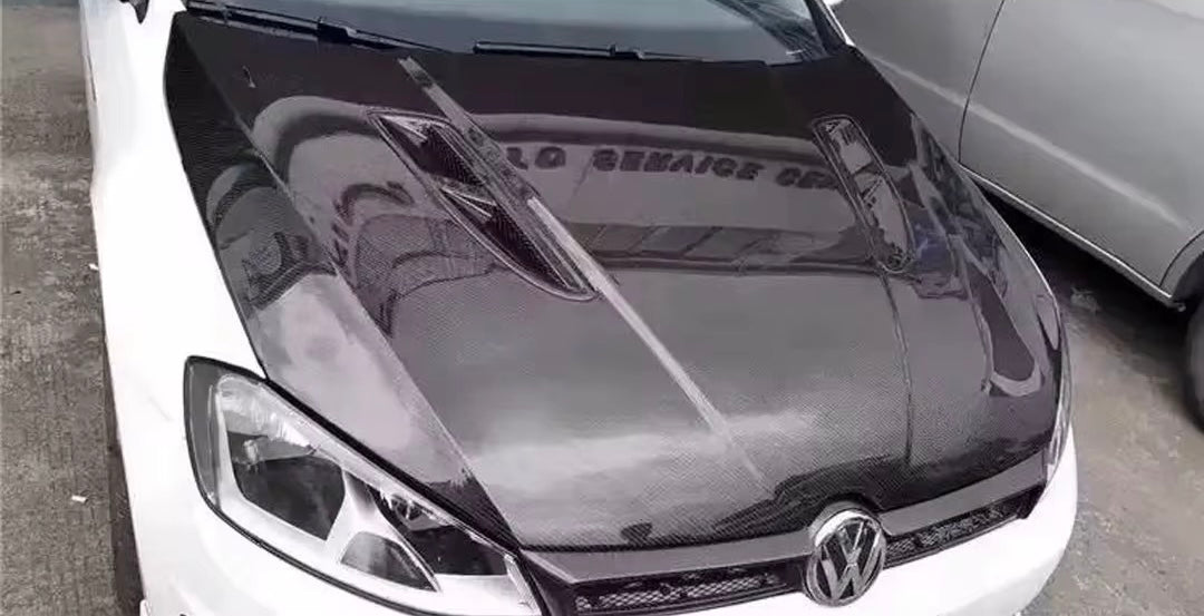 MK7/7.5 Golf Carbon Fibre Bonnet Dual Vent