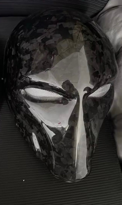 Forged Carbon Mask