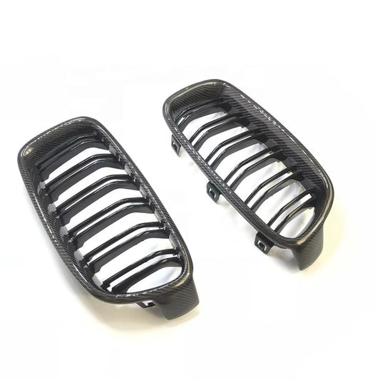 BMW F3X/F8X Carbon Fibre double slatted grilles