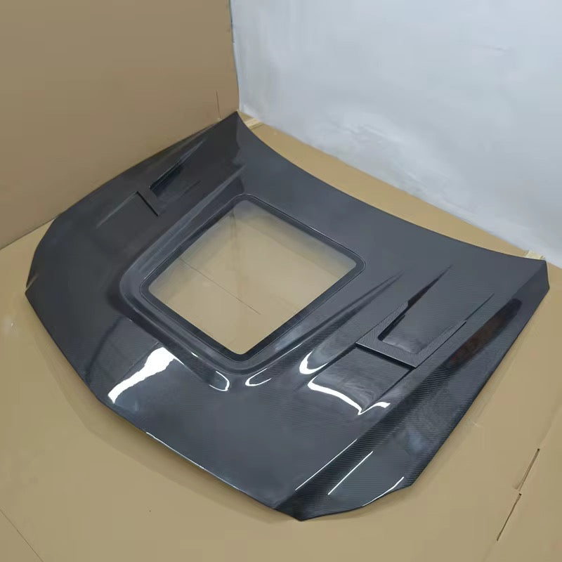 Mercedes CLS (W218) Transparent Carbon Vented Bonnet