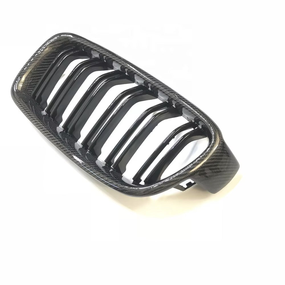 BMW F3X/F8X Carbon Fibre double slatted grilles