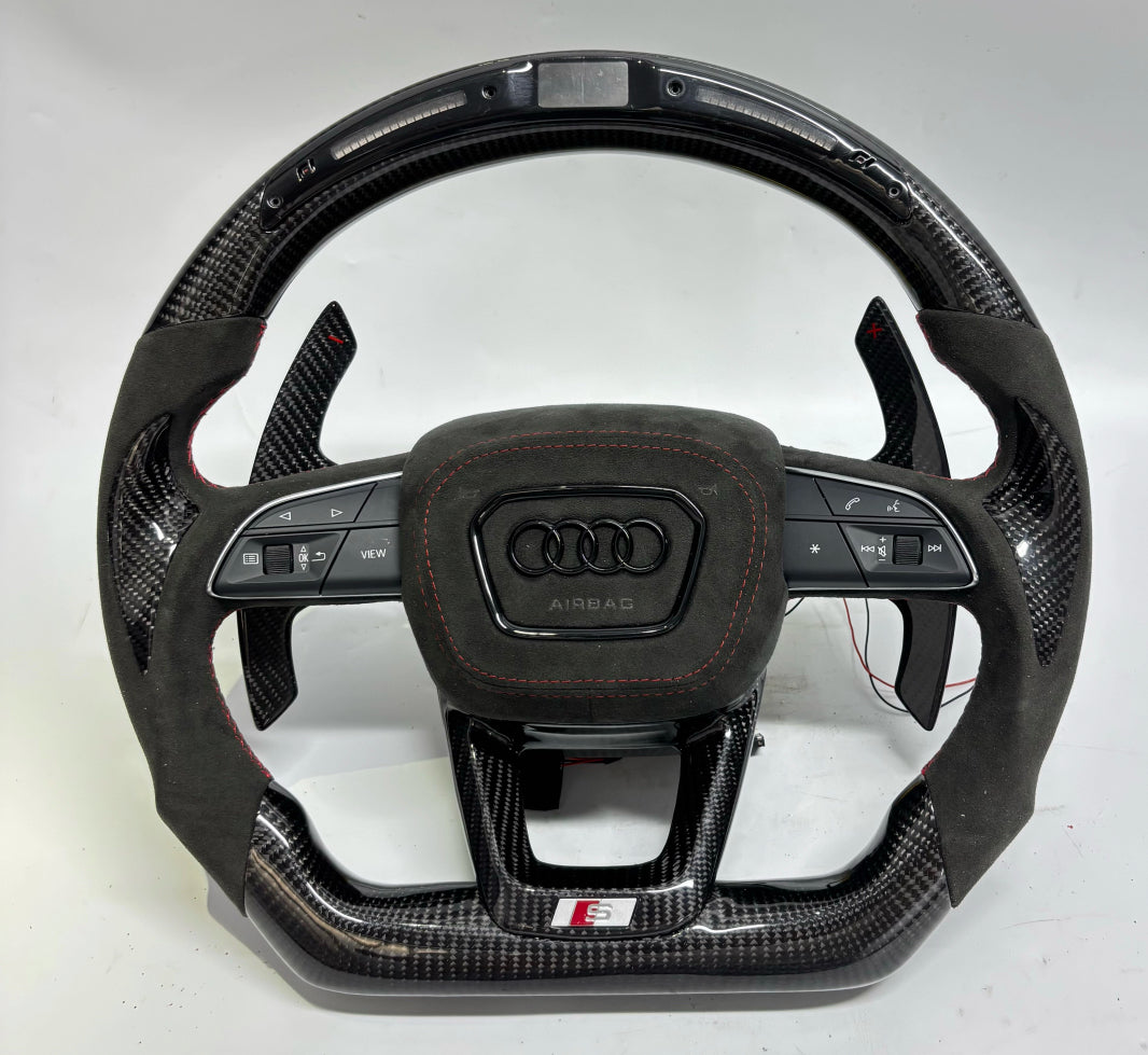 Audi carbon fibre steering wheel for B8 - B9 models