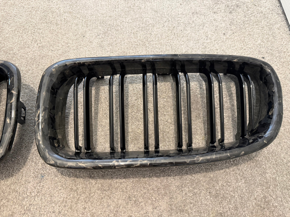BMW Fxx/F8x Forged Carbon Fibre double slatted grilles (Copy)