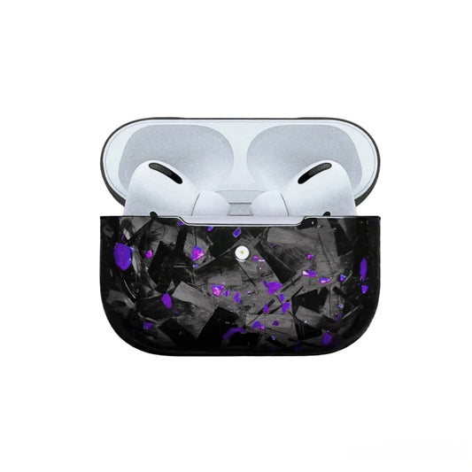 Ultraviolet purple Forged Carbon AirPod Cases