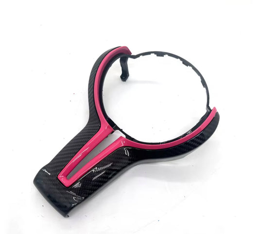 BMW F-Series Carbon Fibre Steering Wheel Trim (Multiple Colours)