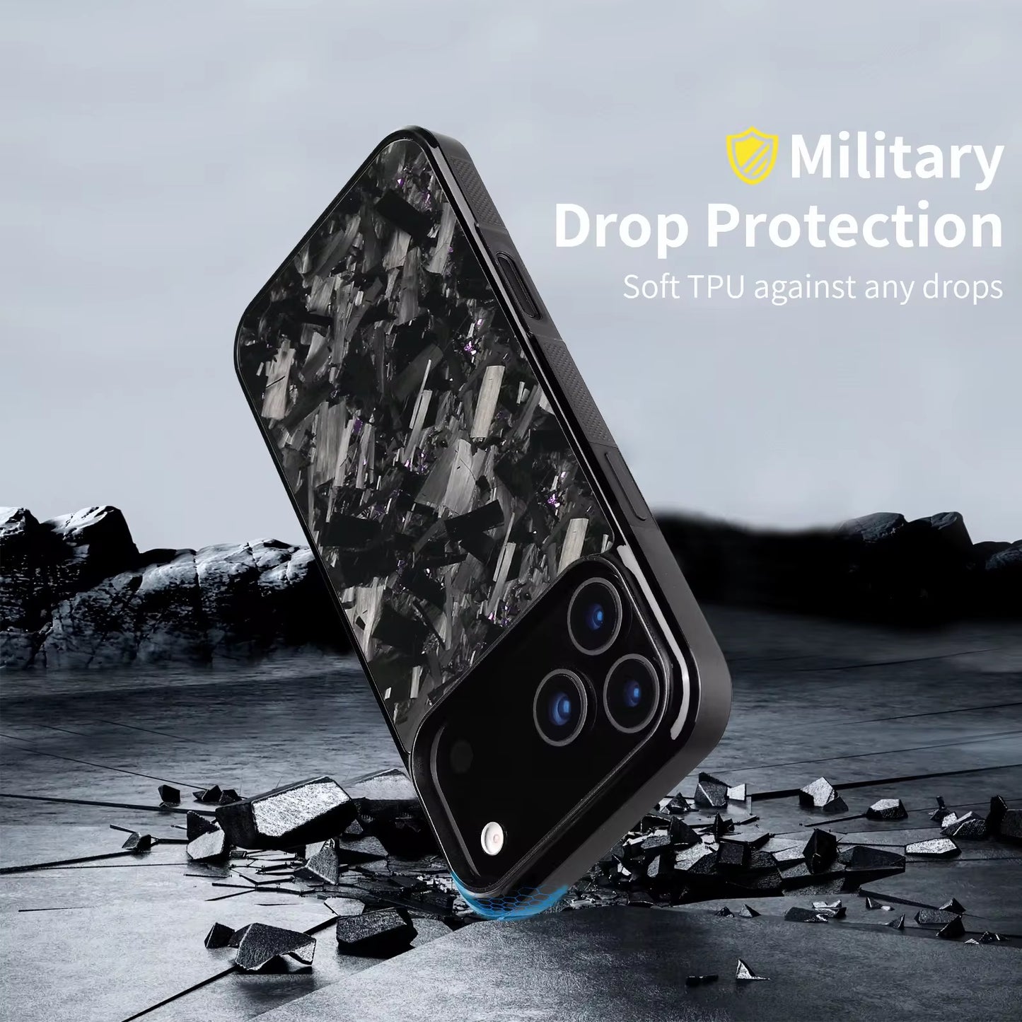 iPhone 17 Forged Carbon phone case