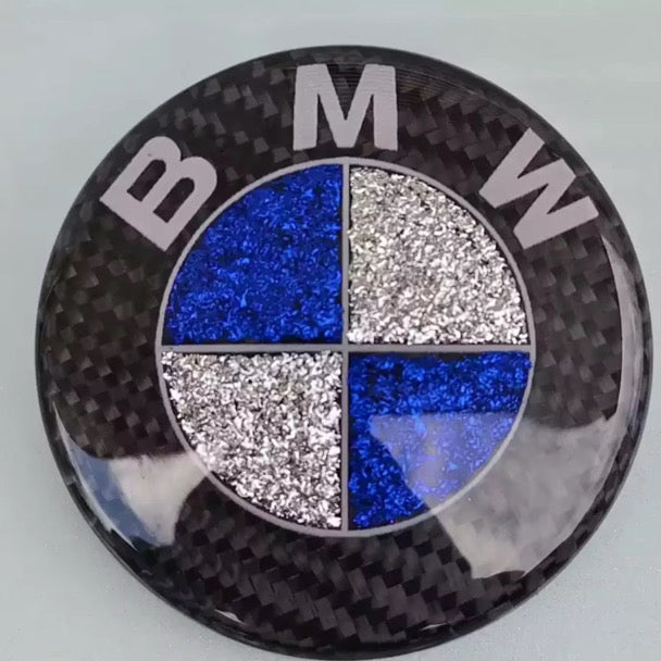 Carbon fibre OEM+ BMW emblem