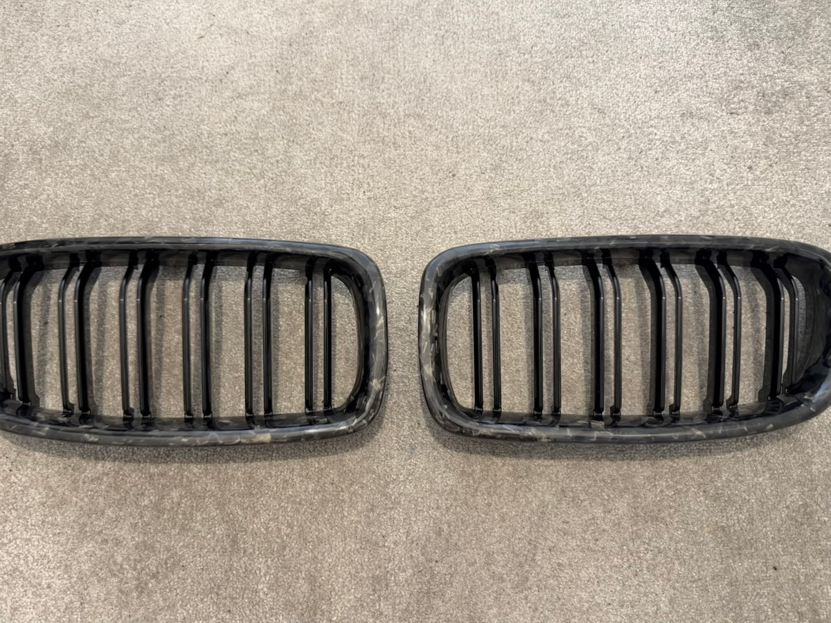 BMW Fxx/F8x Forged Carbon Fibre double slatted grilles (Copy)